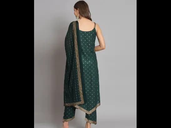 Ethnic Motifs Printed Straight Kurta with Palazzos & Dupatta (7)