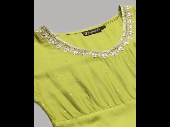 Regular Gotta Patti Kurta with Trousers & With Dupatta (4)
