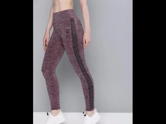 Regular Fit Rapid Dry Seamless Running Tights (2)