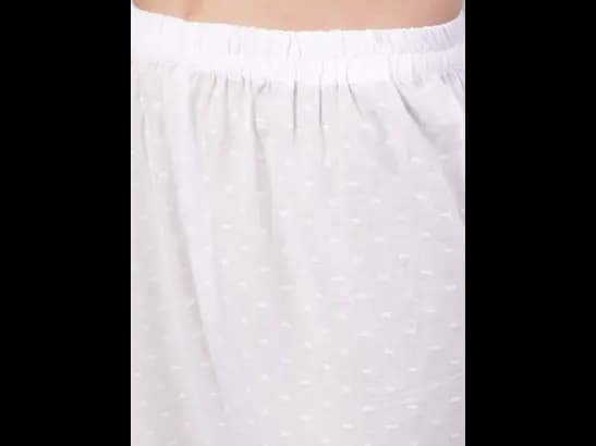 White Round Neck White Regular Self Design Thread Work Kurta SET (4)