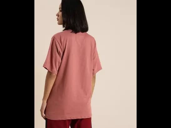 Printed Crew-Neck Oversized T-shirt (2)