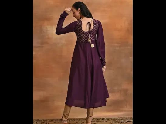Ethnic Motifs Printed Anarkali Kurta (4)