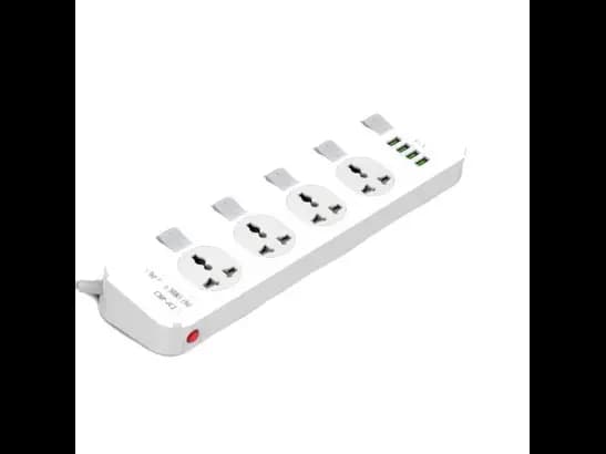 LDNIO SC4408 4 Power Socket 4 USB 2500W Extension Power Cord - PC housing Master switch 2m heavy duty power cord with 3 Months Warranty (3)