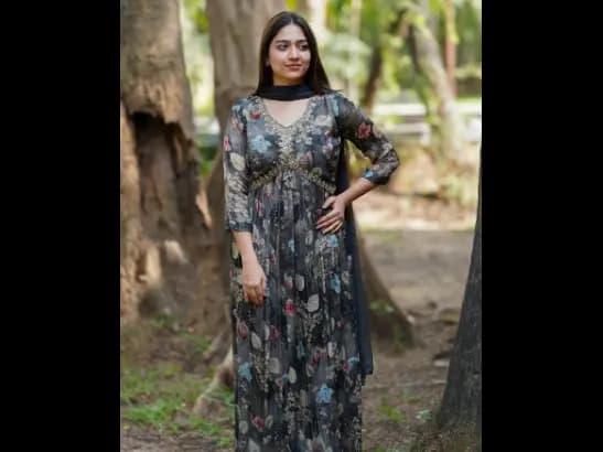 Alia Cut Kurti with Pant & Dupatta (Lining in yoke)