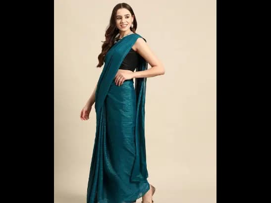 Poly Chiffon Ready to Wear Saree