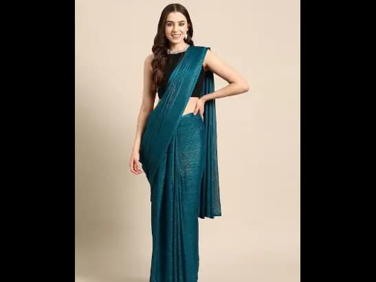 Poly Chiffon Ready to Wear Saree (2)