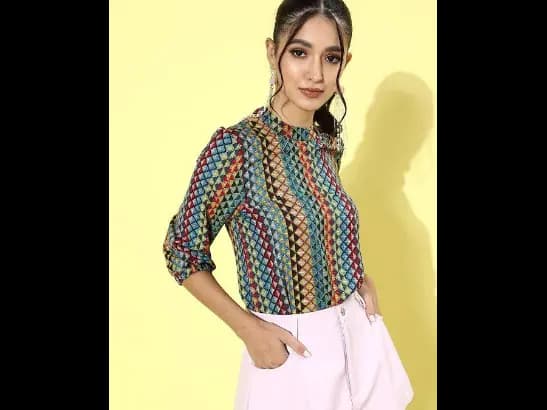 Multi-Coloured Geometric Top