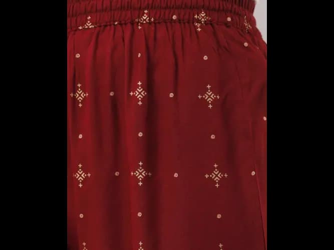 Floral Print Straight Kurta Set (6)