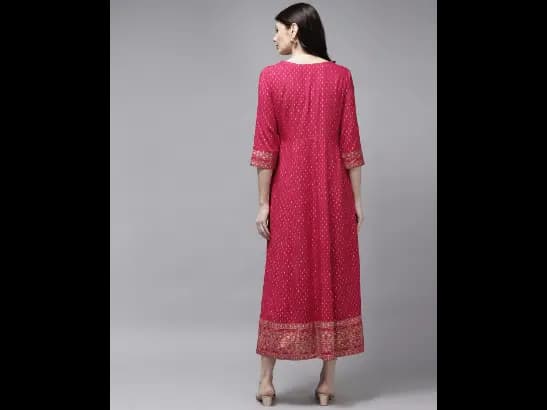 Embroidered Fit & Flare Dress (2)