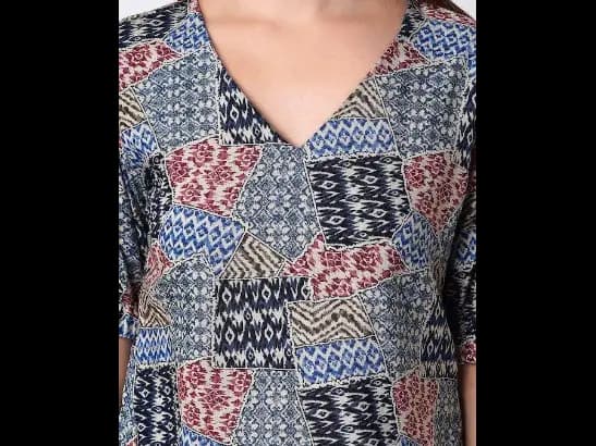 Printed Pure Cotton Top And Palazzos Co-Ords (3)