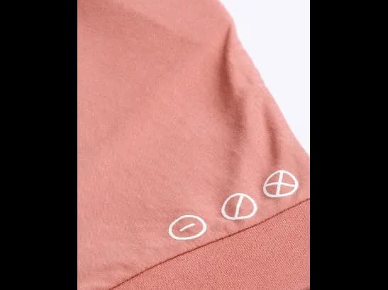 Pink Solid Round Neck T-shirt (4)
