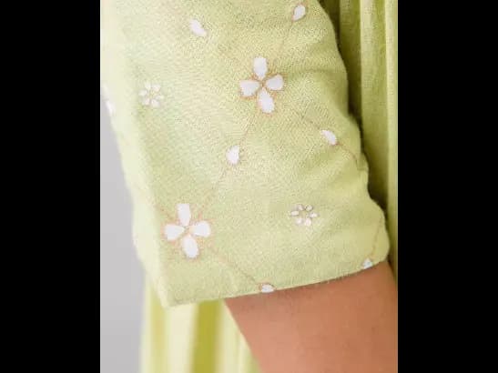 Floral Printed Round-Neck Dress (4)