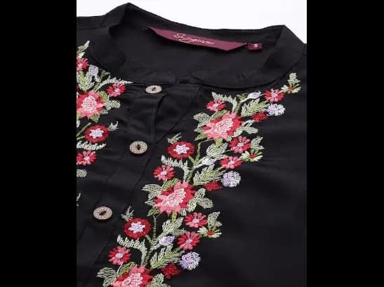 Floral Yoke Design Kurti (4)