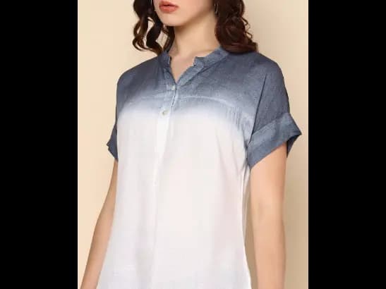Women Ombre Print Relaxed Fit Top (3)