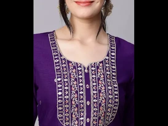 Ethnic Motifs Printed Kurta with Palazzos (3)