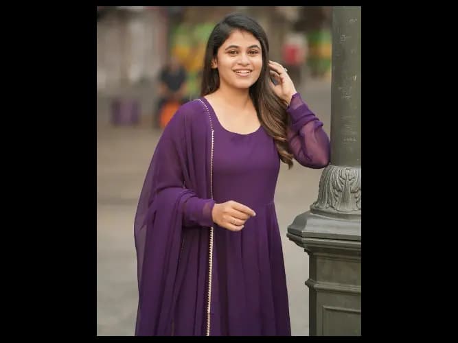 Jaisalmer Dark Purple (Kurti+Dupatta)