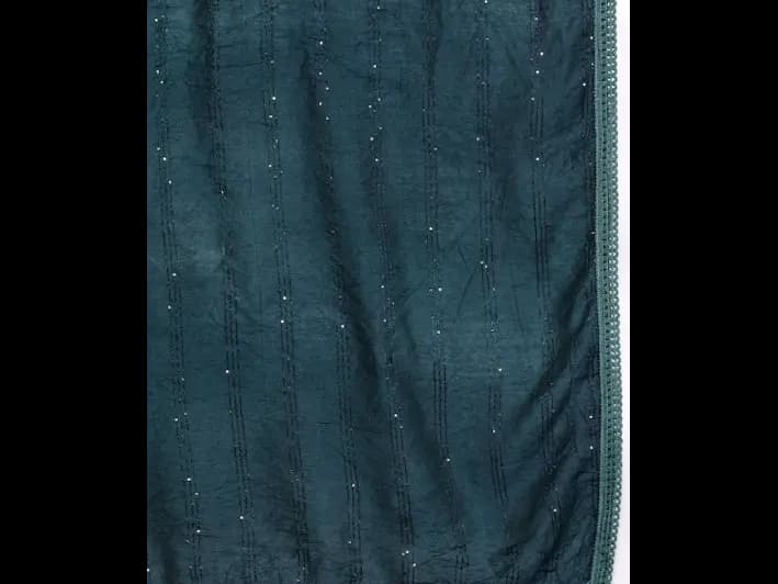 Floral Yoke Design Regular Sequinned Kurta with Trousers With Dupatta (4)