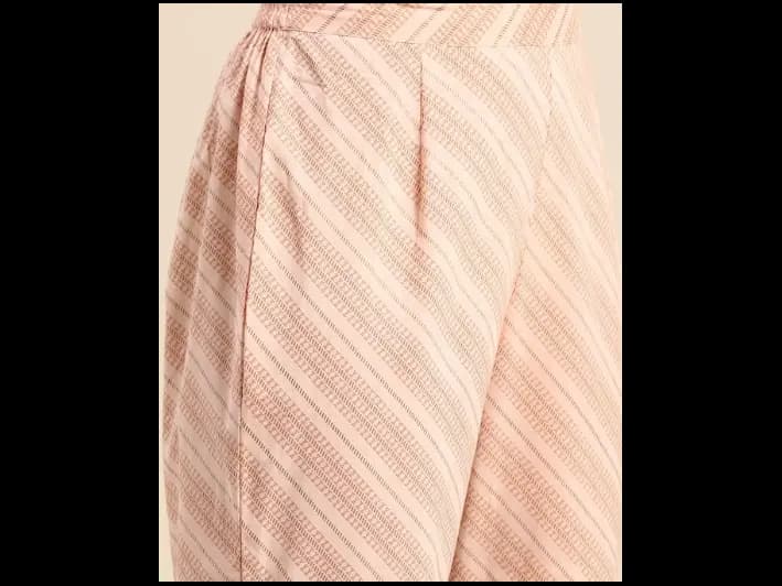 Ethnic Motifs Printed Pure Cotton Kurta with Trousers (3)