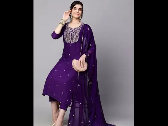 Ethnic Motifs Printed Kurta with Palazzos (2)
