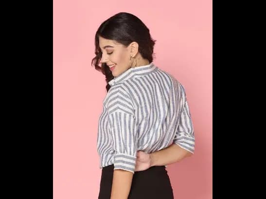 Striped Cotton Formal Shirt (4)
