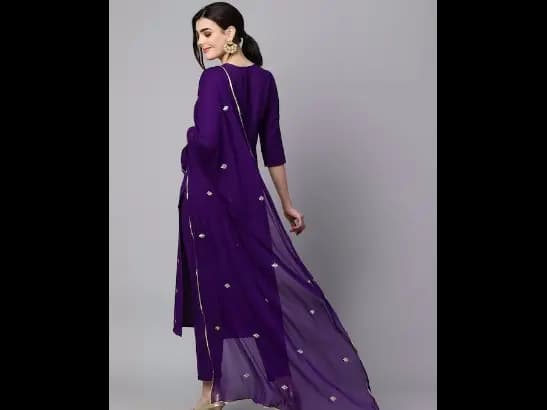 Ethnic Motifs Printed Kurta with Palazzos (6)