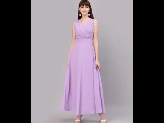 Georgette Fit & Flare Dress