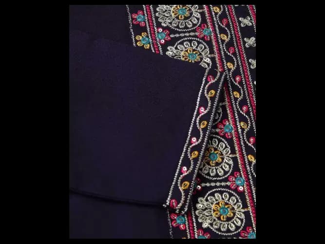 Embroidered Straight Kurta & Pants Set (4)