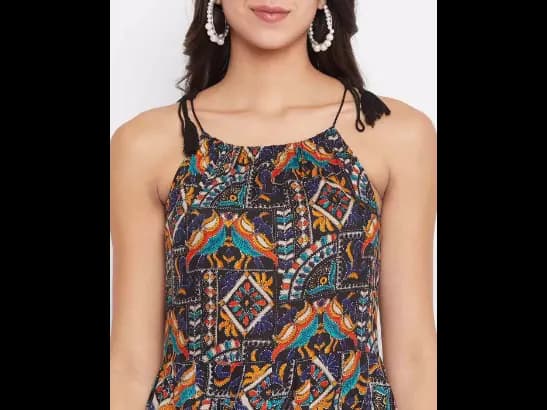 Strappy A-line Maxi Dress (4)