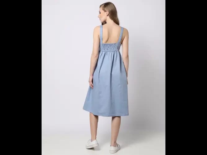 A-Line Dress with Insert Pockets (2)