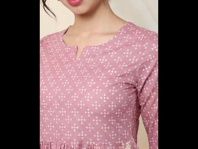 Women Printed Straight Kurta Set (2)
