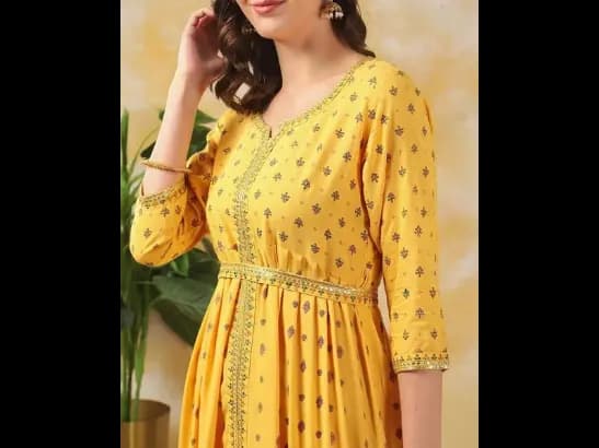 Women Floral Print Fit & Flare Dress (3)