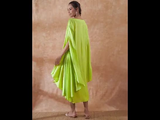 Asymmetric A-Line Dress (5)