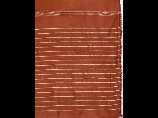 Brown Embroidered Sequinned Kurta with Trousers & With Dupatta (4)