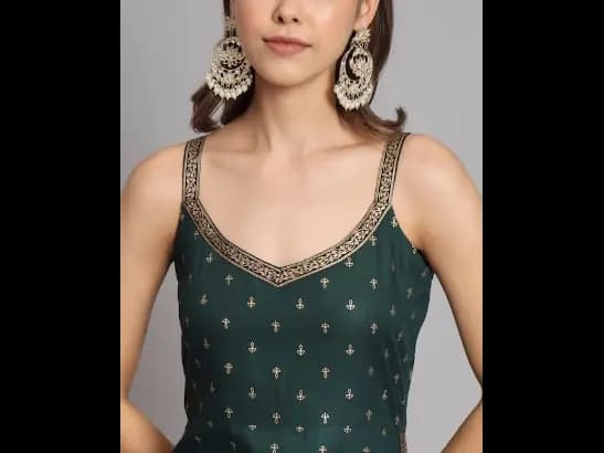 Ethnic Motifs Printed Straight Kurta with Palazzos & Dupatta (4)