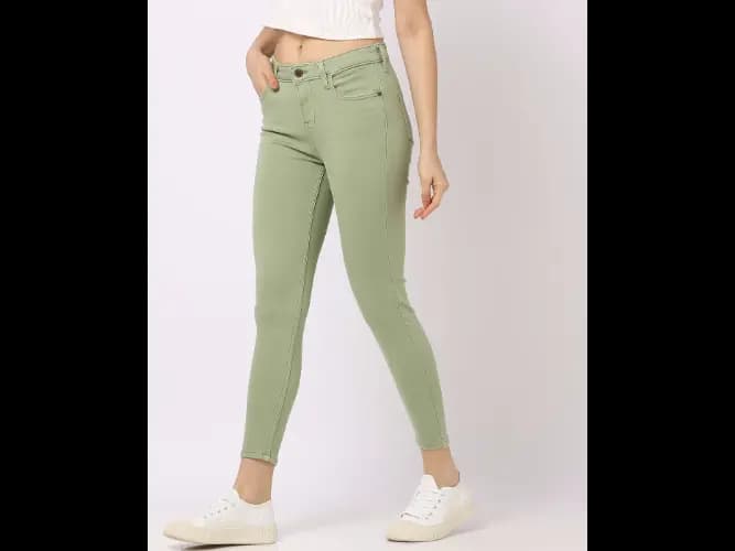 Skinny Fit Mid-Rise Jeans