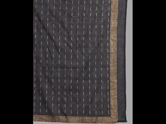 Geometric Printed Straight Kurta with Palazzos & Dupatta (5)