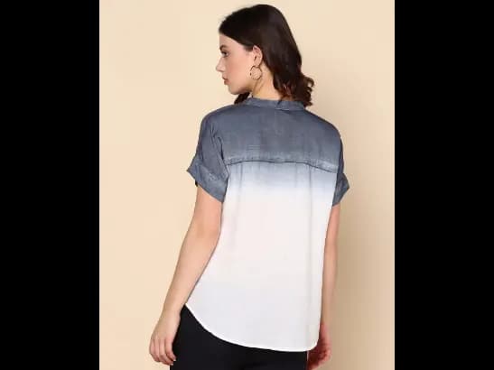 Women Ombre Print Relaxed Fit Top (4)