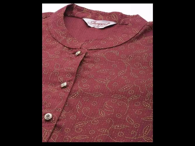 Graphic Print Straight Kurta Set (5)