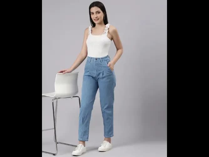Lightly Washed Slim Fit Jeans (5)