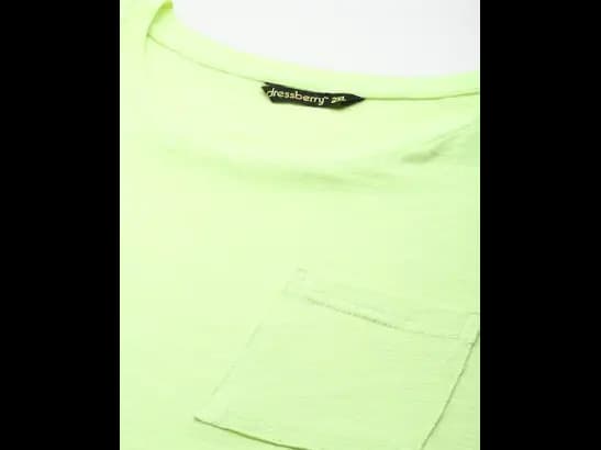 Plus Size Pure Cotton Pockets T-shirt (2)