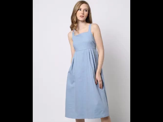 A-Line Dress with Insert Pockets (4)