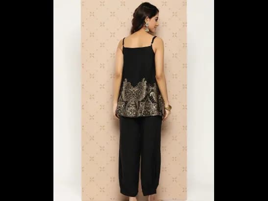 Ethnic Motifs Print Kurti with Palazzos (3)