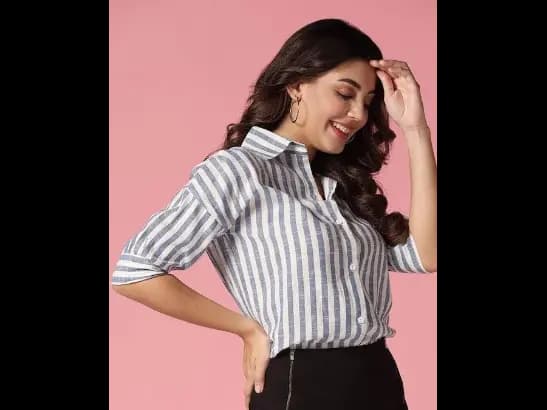 Striped Cotton Formal Shirt (2)