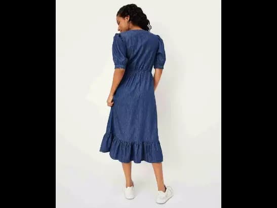Round-Neck A-Line Dress (5)