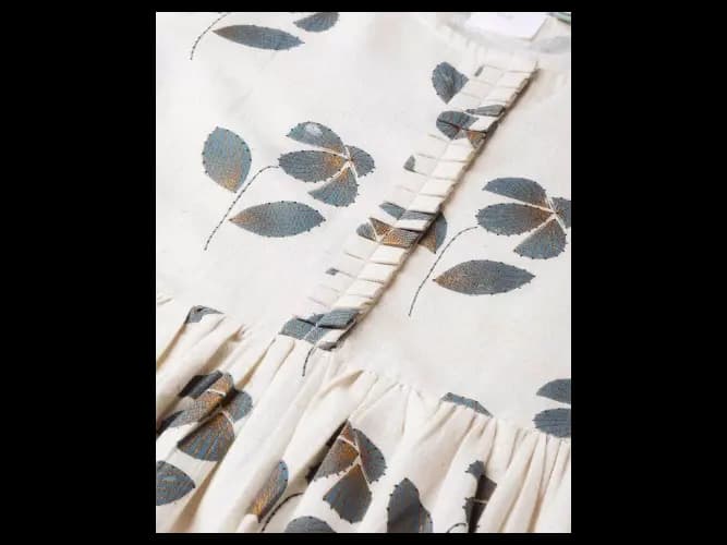 Tropical Printed A-Line Dress (4)