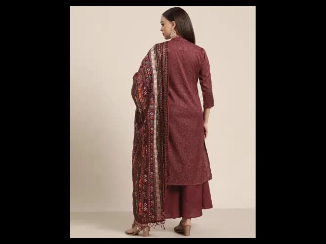 Graphic Print Straight Kurta Set (4)
