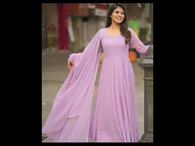 Jaisalmer Lavender (Kurti Dupatta) (4)
