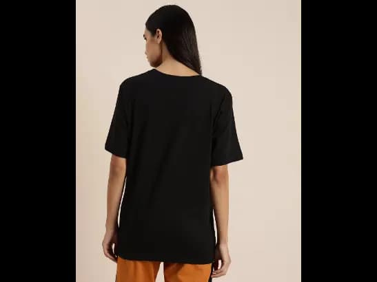 Printed Crew-Neck Oversized T-shirt (3)