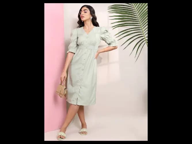 A-Line Midi Dress (4)