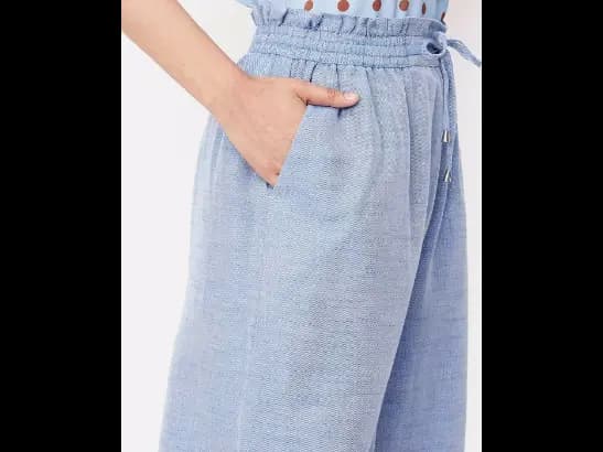 Relaxed Fit Flat-Front Pants (4)